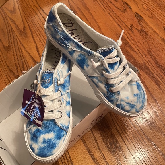Blowfish Malibu Fruit Canvas Lace-Up Sneaker. Size 6.5 Off White Saltwater. NEW! - Picture 10 of 15